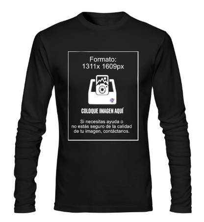 Custom Gildan Men's Long sleeve T-shirt T08