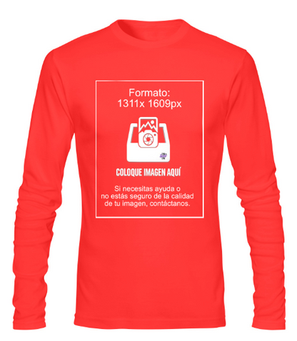 Custom Gildan Men's Long sleeve T-shirt T08