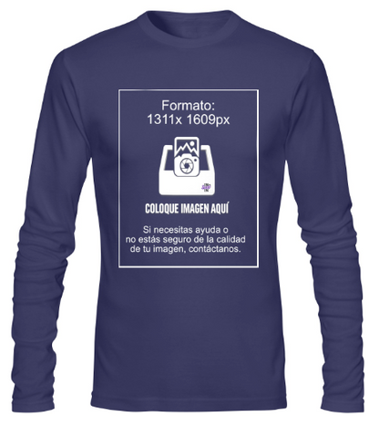 Custom Gildan Men's Long sleeve T-shirt T08