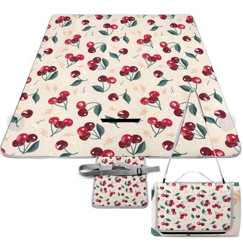 Manta de picnic cuadrada personalizada