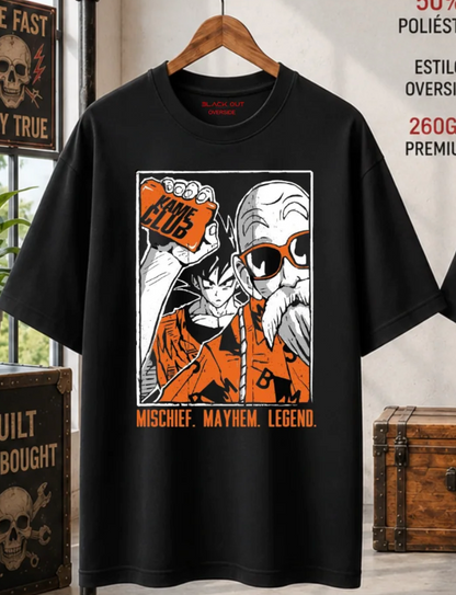 Playera BLACK OUT – Kame Club · Oversize 260 g