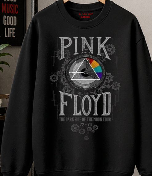 Sudadera BLACK OUT – Pink Floyd | Oversize 290 g Premium