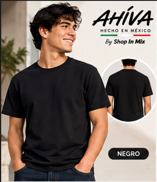 Playera Cuello Redondo Manga Corta para Caballero · 100% Algodón AC200