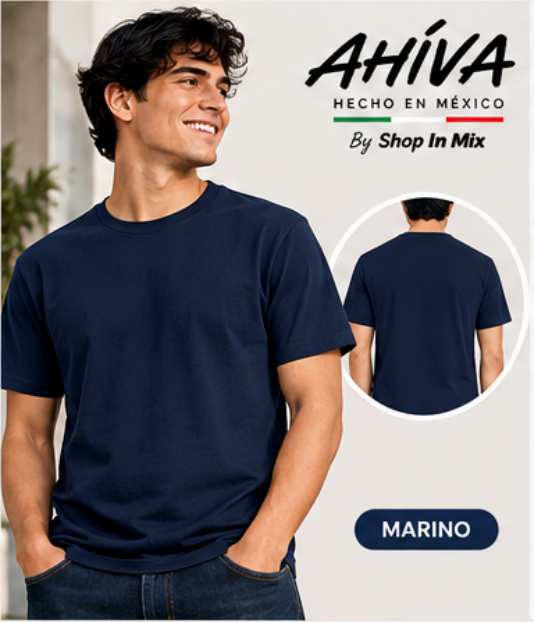 Playera Cuello Redondo Manga Corta para Caballero · 100% Algodón AC200