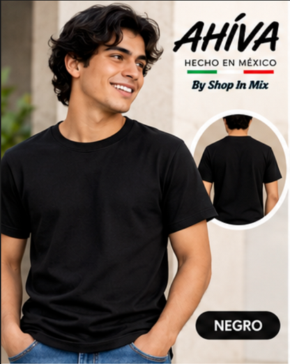 Playera Cuello Redondo Manga Corta para Caballero · 100% Algodón AC300