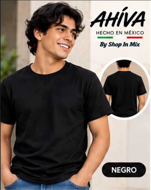 Playera Cuello Redondo Manga Corta para Caballero · 100% Algodón AC300