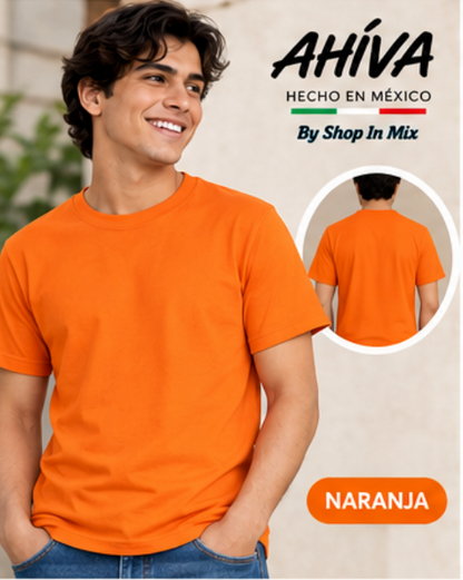 Playera Cuello Redondo Manga Corta para Caballero · 100% Algodón AC300