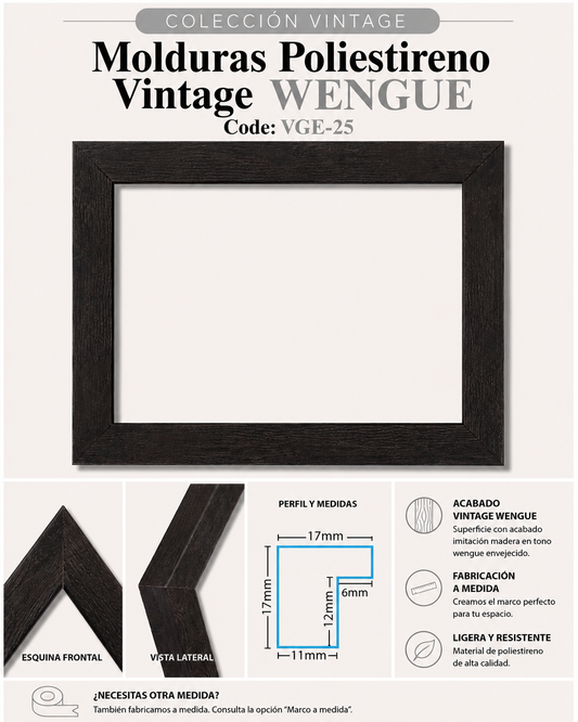 Marco Essential Colección Vintage WENGUE VEG-25