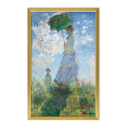 Recarga vertical Larga Switch in Art impressa Claude Monet "Madame Monet y su hijo"