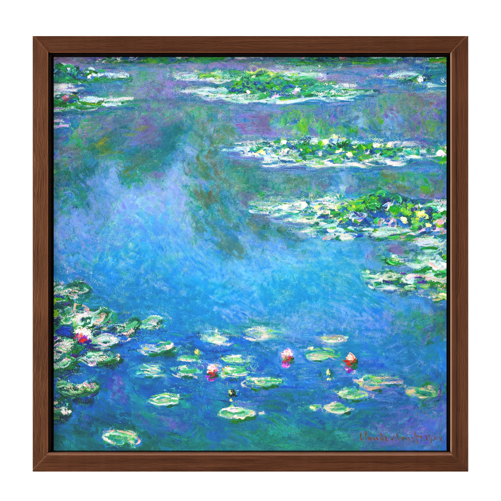 Recarga Cuadrado Switch in Art impressa Claude Monet "Nenúfares"