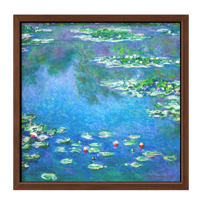 Recarga Cuadrado Switch in Art impressa Claude Monet "Nenúfares"