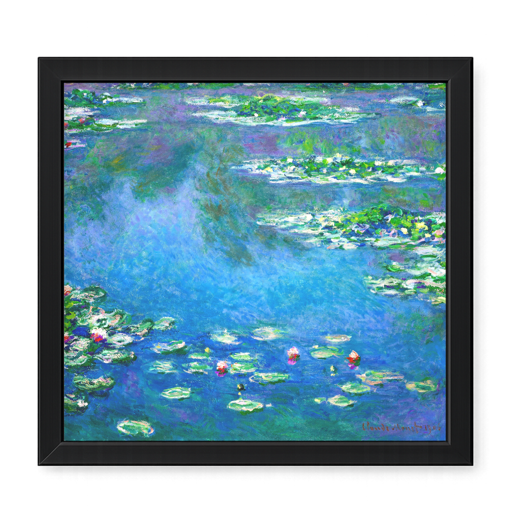 Recarga Cuadrado Switch in Art impressa Claude Monet "Nenúfares"