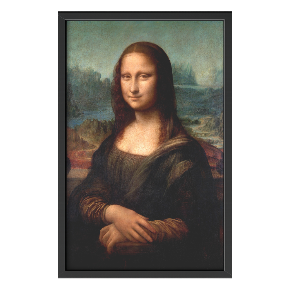 Recarga vertical Larga Switch in Art impressa Da Vinci "La Mona Lisa"