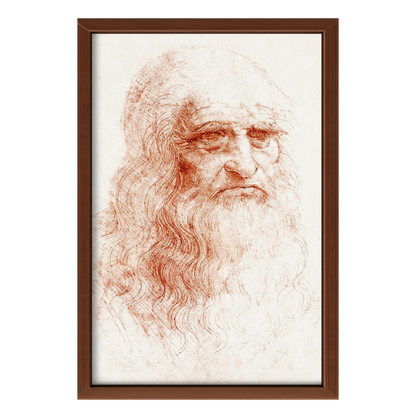 Recarga vertical Larga Switch in Art impressa Da Vinci "Autorretrato de Leonardo da Vinci"
