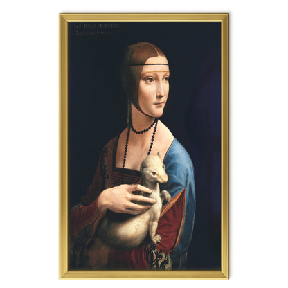 Recarga vertical Larga Switch in Art impressa Da Vinci "La dama del armiño"