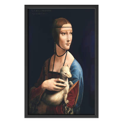 Recarga vertical Larga Switch in Art impressa Da Vinci "La dama del armiño"
