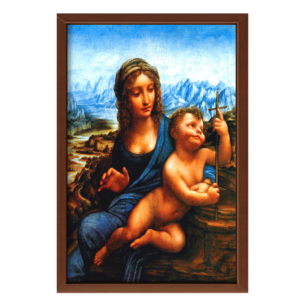 Recarga vertical Larga Switch in Art impressa Da Vinci "Virgen de la rueca"