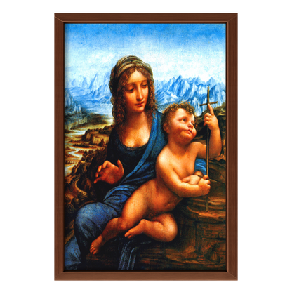 Recarga vertical Larga Switch in Art impressa Da Vinci "Virgen de la rueca"