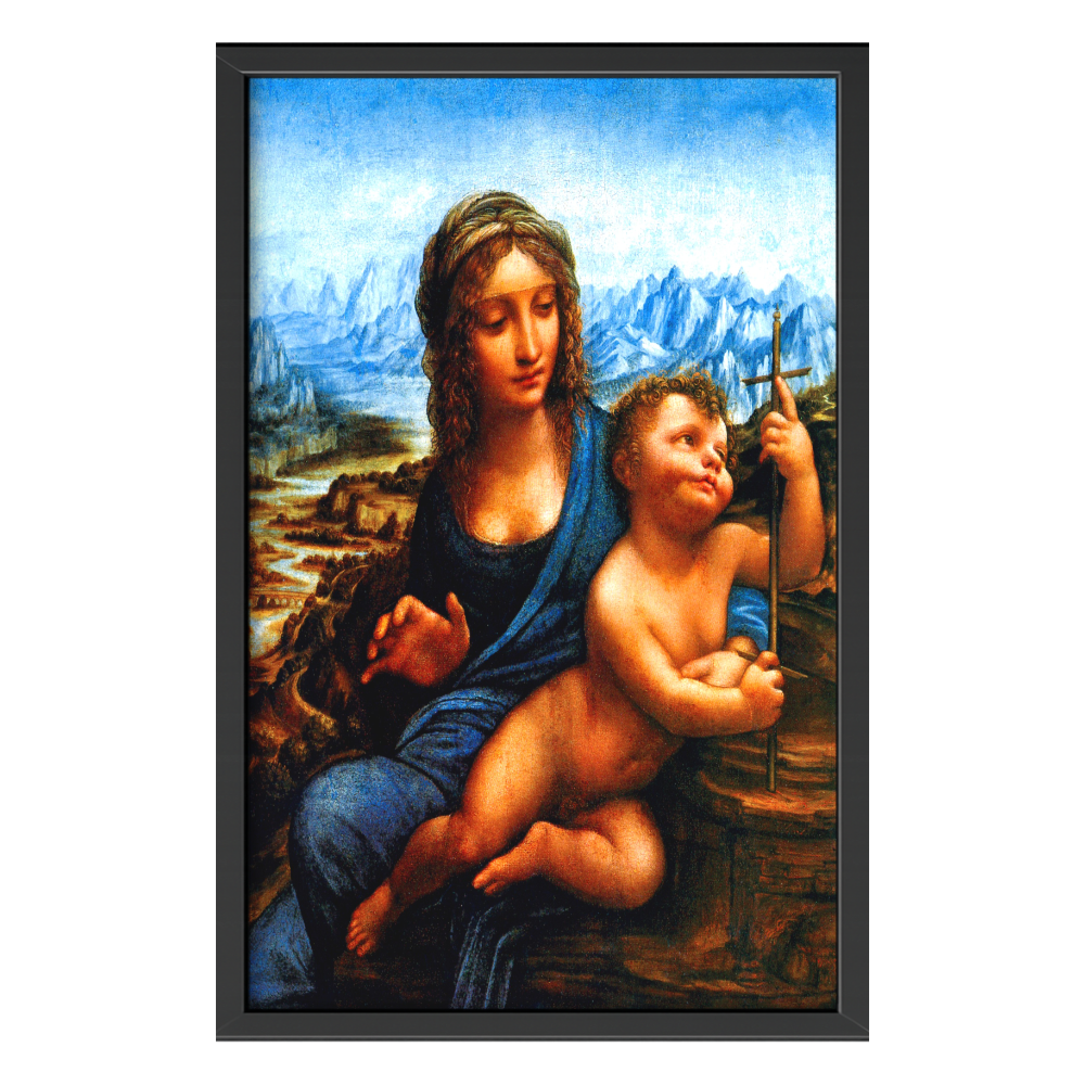 Recarga vertical Larga Switch in Art impressa Da Vinci "Virgen de la rueca"