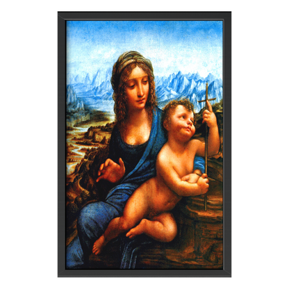 Recarga vertical Larga Switch in Art impressa Da Vinci "Virgen de la rueca"