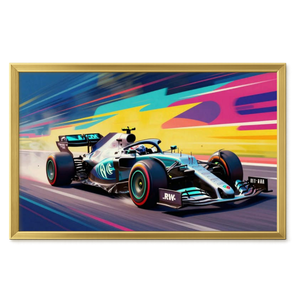 Recarga horizontal Larga Switch in Art impressa Formula 1 "Velocidad Sin Límites"