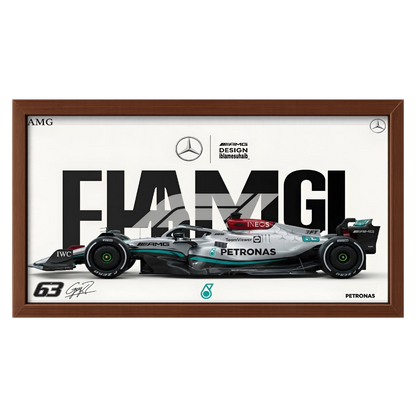Recarga horizontal Estrecha Switch in Art impressa Formula 1 "Mercedes AMG F1: Elegancia que Conquista la Velocidad"