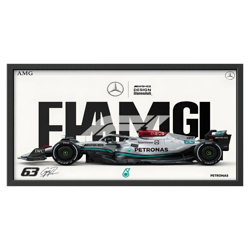 Recarga horizontal Estrecha Switch in Art impressa Formula 1 "Mercedes AMG F1: Elegancia que Conquista la Velocidad"