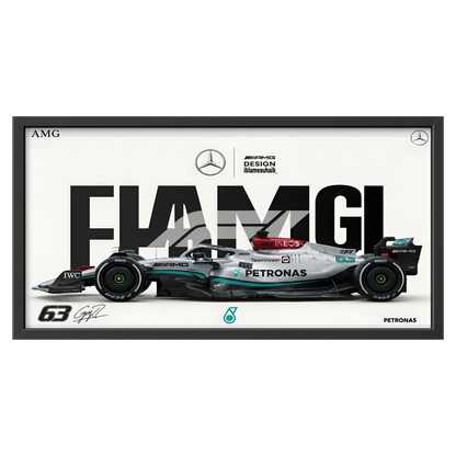 Recarga horizontal Estrecha Switch in Art impressa Formula 1 "Mercedes AMG F1: Elegancia que Conquista la Velocidad"