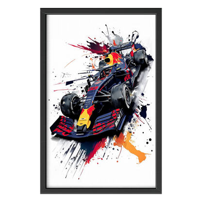 Recarga Vertical Larga Switch in Art impressa Formula 1 "Explosión de Velocidad: Espíritu Red Bull"
