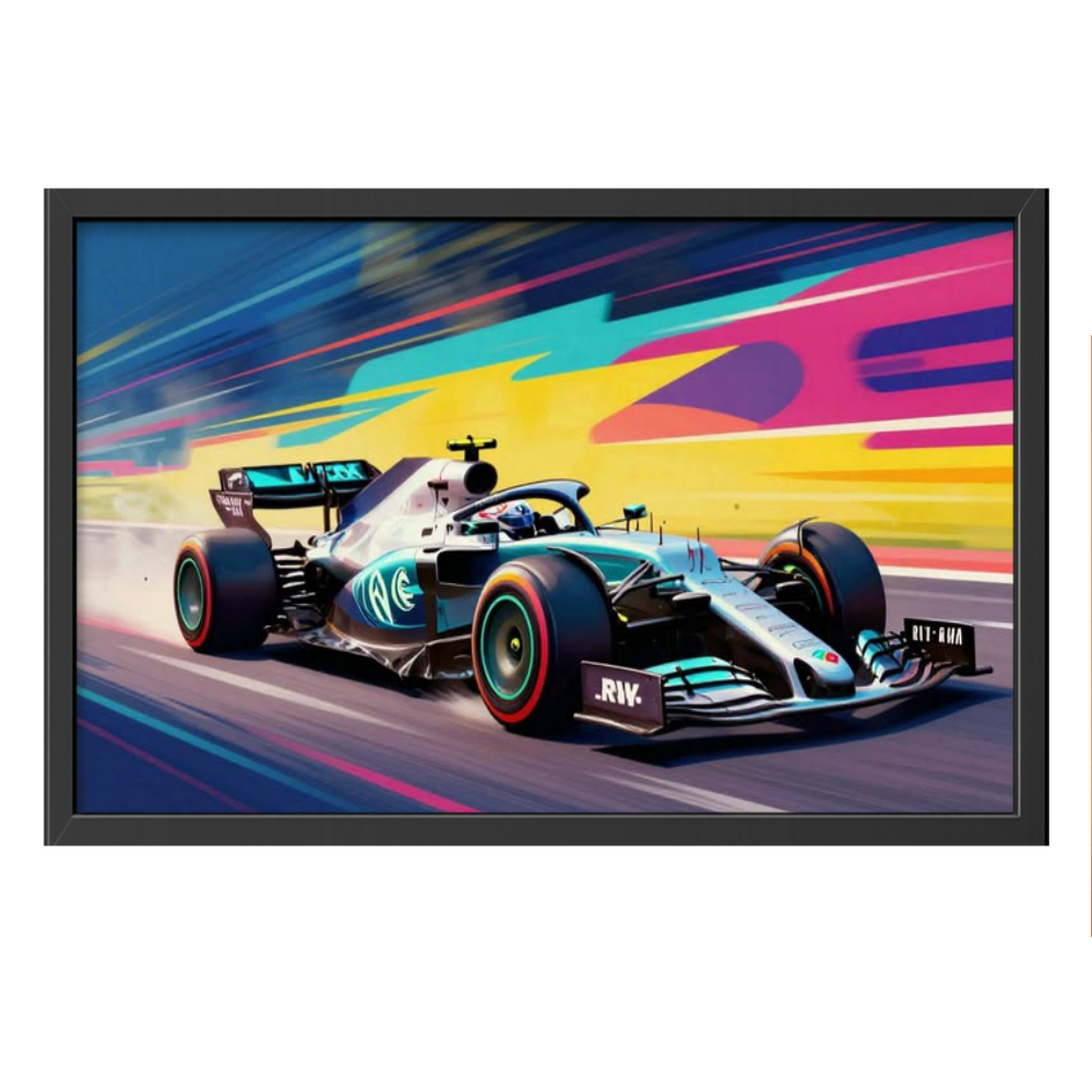 Recarga horizontal Larga Switch in Art impressa Formula 1 "Velocidad Sin Límites"