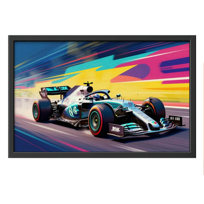 Recarga horizontal Larga Switch in Art impressa Formula 1 "Velocidad Sin Límites"