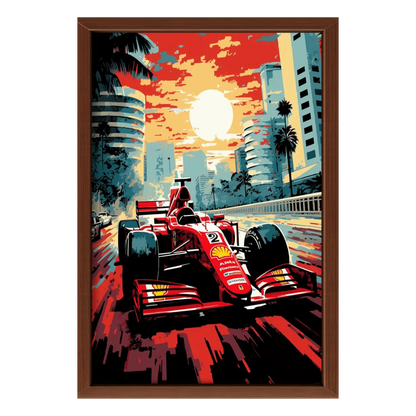 Recarga Vertical Larga Switch in Art impressa Formula 1 "Ferrari: Pasión que Desafía el Horizonte"