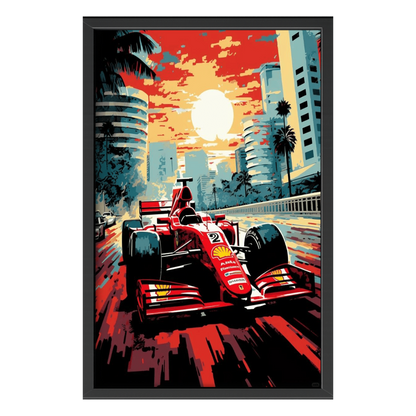 Recarga Vertical Larga Switch in Art impressa Formula 1 "Ferrari: Pasión que Desafía el Horizonte"