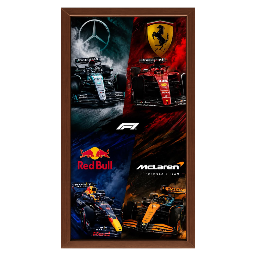 Recarga Vertical Estrecha Switch in Art impressa Formula 1 "Leyendas de la Velocidad: Los Gigantes de la Fórmula 1"