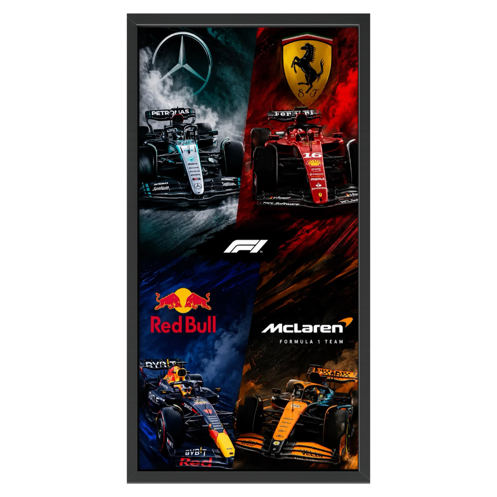 Recarga Vertical Estrecha Switch in Art impressa Formula 1 "Leyendas de la Velocidad: Los Gigantes de la Fórmula 1"