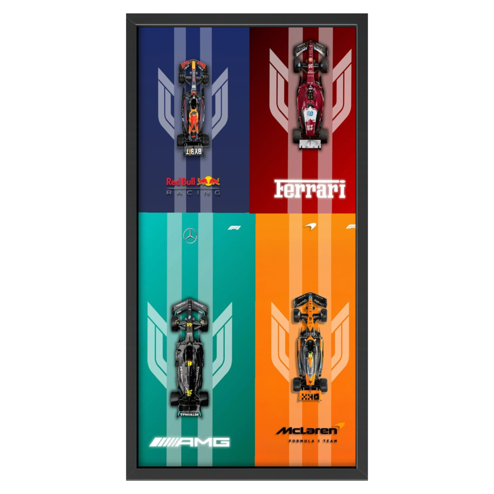 Recarga Vertical Estrecha Switch in Art impressa Formula 1 "Las Leyendas de la Velocidad"