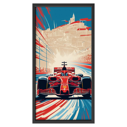 Recarga Vertical Estrecha Switch in Art impressa Formula 1 "Ferrari: Gloria sobre las Calles de Mónaco"