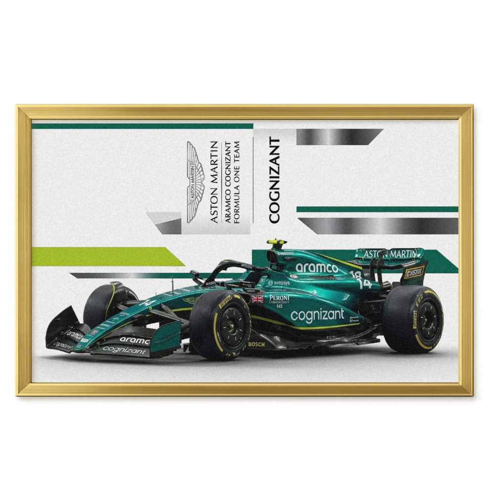 Recarga horizontal Larga Switch in Art impressa Formula 1 "Elegancia a Toda Velocidad"