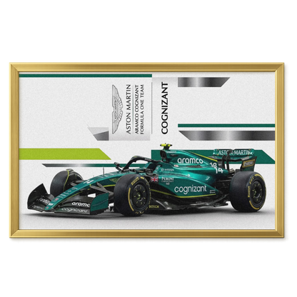 Recarga horizontal Larga Switch in Art impressa Formula 1 "Elegancia a Toda Velocidad"