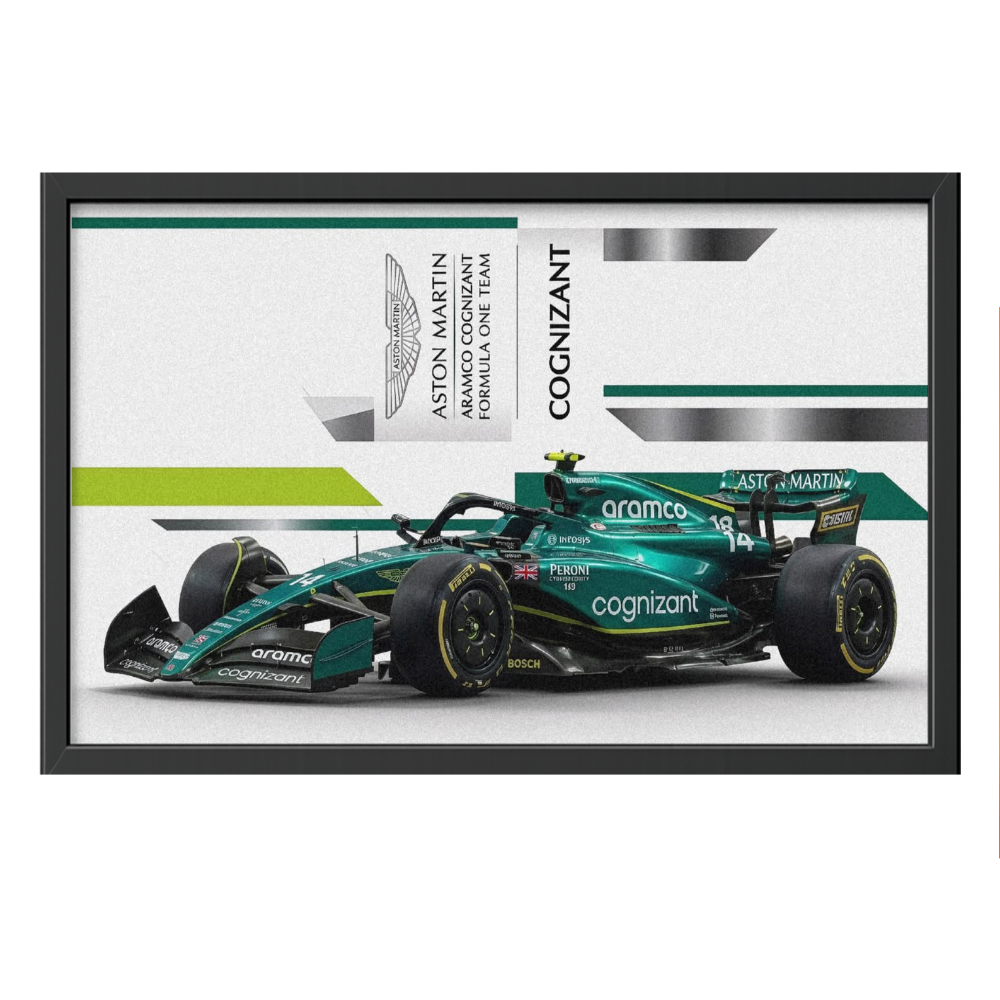Recarga horizontal Larga Switch in Art impressa Formula 1 "Elegancia a Toda Velocidad"