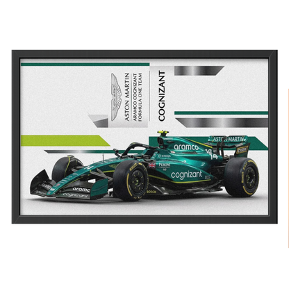 Recarga horizontal Larga Switch in Art impressa Formula 1 "Elegancia a Toda Velocidad"