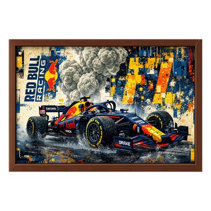 Recarga horizontal Larga Switch in Art impressa Formula 1 "Furia Red Bull: Poder en Movimiento2