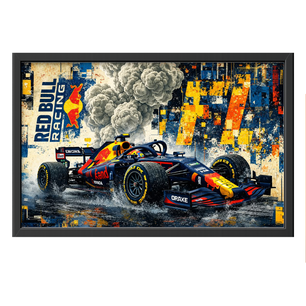 Recarga horizontal Larga Switch in Art impressa Formula 1 "Furia Red Bull: Poder en Movimiento2