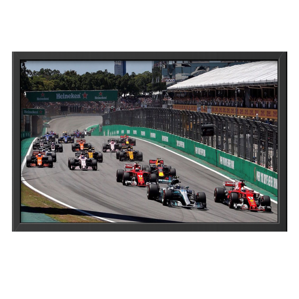 Recarga horizontal Larga Switch in Art impressa Formula 1 "La Batalla de los Titanes: Pasión por la Fórmula 1"