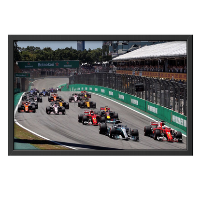 Recarga horizontal Larga Switch in Art impressa Formula 1 "La Batalla de los Titanes: Pasión por la Fórmula 1"