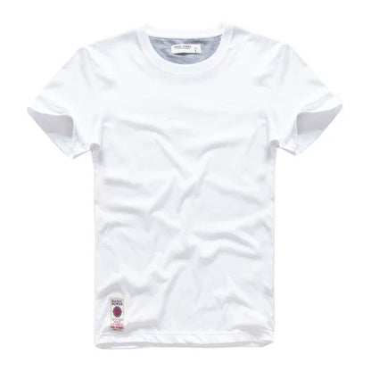 New Summer Men's t-shirt Cotton Solid T shirt Men Causal O-neck Basic tshirt Male High Quality Classical tops