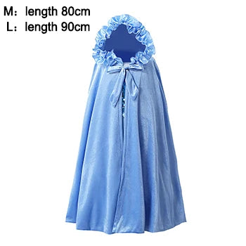 3-10 Years Girls Cloak New Fashion Long Jacket Fancy Fairy Princess Cape Halloween Costume Christmas Birthday Party Kids Clothes