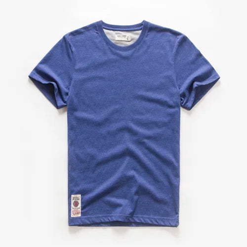 New Summer Men's t-shirt Cotton Solid T shirt Men Causal O-neck Basic tshirt Male High Quality Classical tops