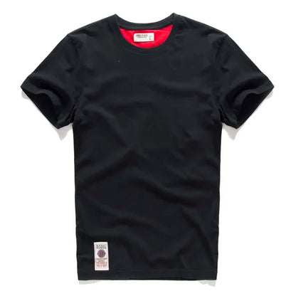 New Summer Men's t-shirt Cotton Solid T shirt Men Causal O-neck Basic tshirt Male High Quality Classical tops