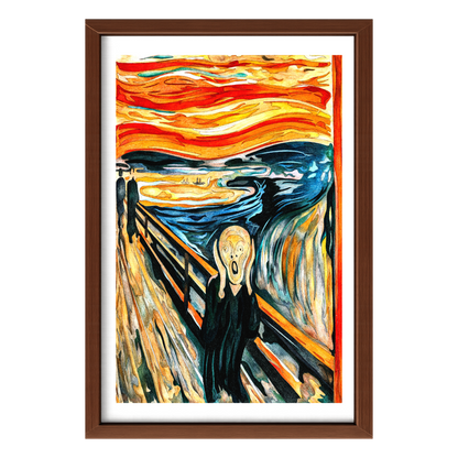 Recarga vertical Larga Switch in Art impressa Print de Galería "El grito"